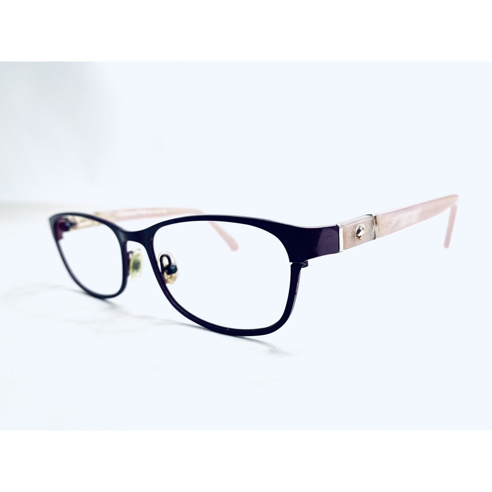 Kate Spade Black Cat Eye Glasses Pink Temples Jayla Mulberry 0W74 52 17 135